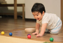 画像をギャラリービューアに読み込む, 木の玉 カラー6個セット!