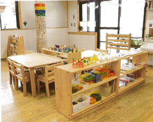 画像をギャラリービューアに読み込む, 白木棚(ブロック社)