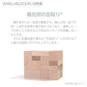 画像をギャラリービューアに読み込む, 童具館　積み木　5月予約販売受付中！　WAKU-BLOCK45HO　送料無料！
